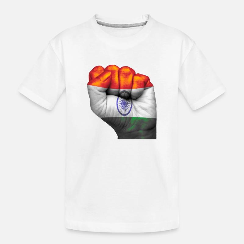 Fist Inde - T-shirt bio Premium Enfant - blanc