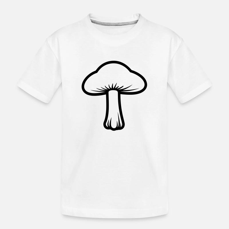 Pilz - Kinder Premium Bio T-Shirt - Weiß