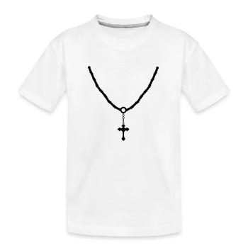 Chaîne croisée 01 - T-shirt bio Premium Enfant - blanc - Devant