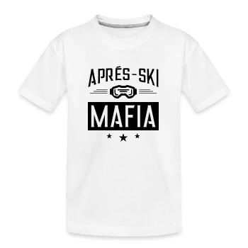 Apres Ski Mafia Spruch - Kinder Premium Bio T-Shirt - Weiß - Vorne