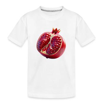 Grenade – Élégance juteuse - T-shirt bio Premium Enfant - blanc - Devant