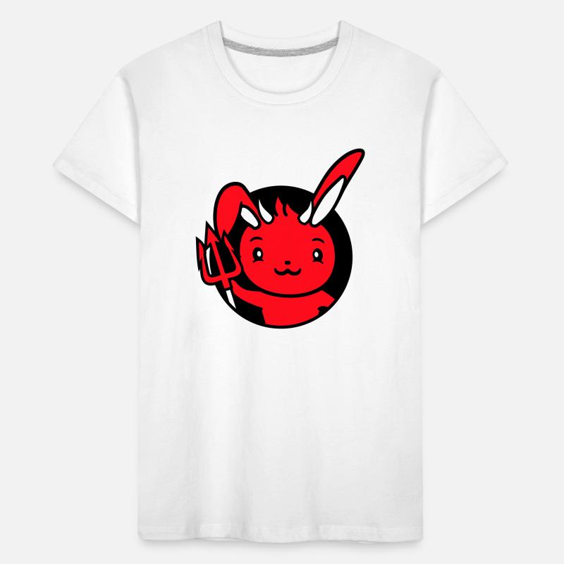 Bunny Devil Demon Evil Satan Hell Trident Costume Kids' Premium Organic T-Shirt