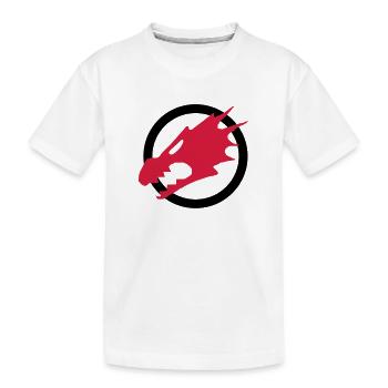 Dragons de Feu - T-shirt bio Premium Enfant - blanc - Devant
