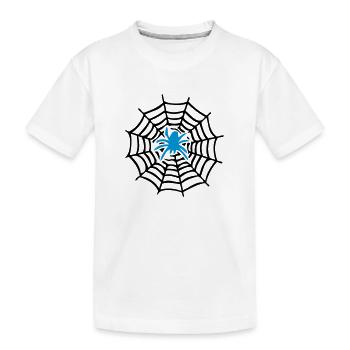 spider man toile d'Araignée - T-shirt bio Premium Enfant - blanc - Devant