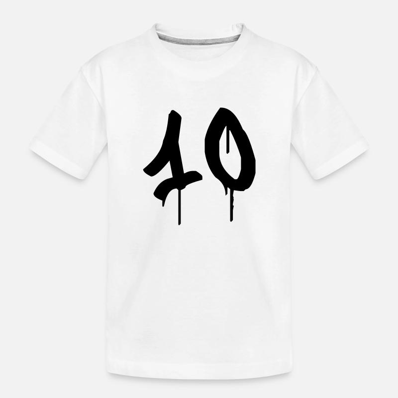 Graffiti: 10 - T-shirt bio Premium Enfant - blanc