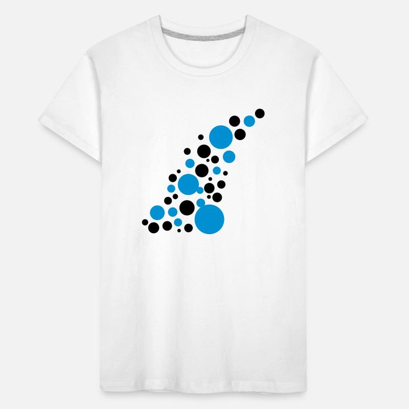Points de Circle pattern design T-shirt bio Premium Enfant