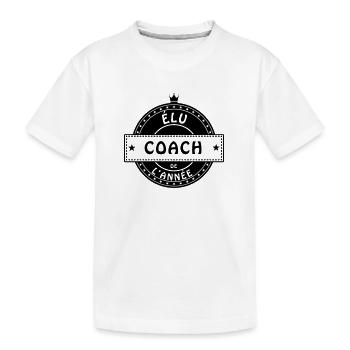 elu coach - T-shirt bio Premium Enfant - blanc - Devant