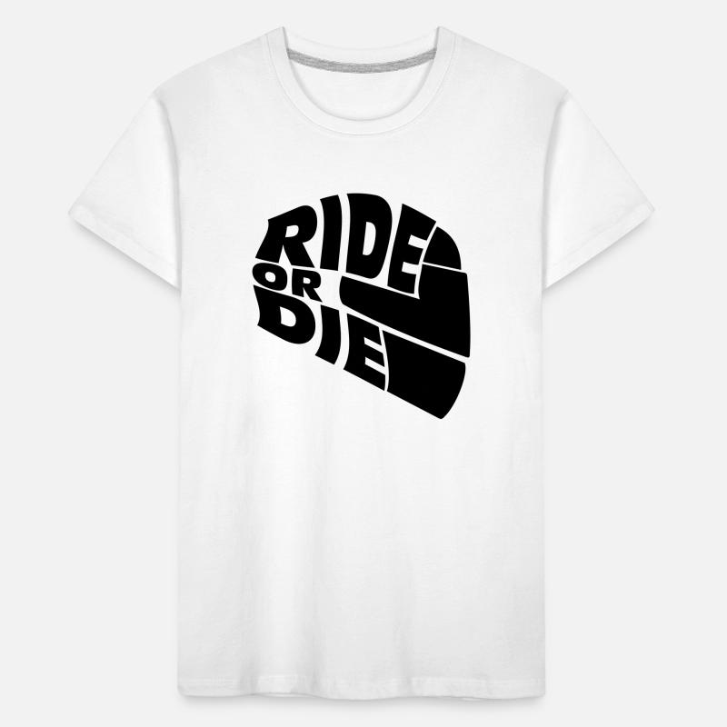 Helm der Loyalität: Reite oder stirb Kinder Premium Bio T-Shirt