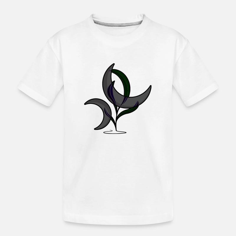 Fleur de lune - T-shirt bio Premium Enfant - blanc