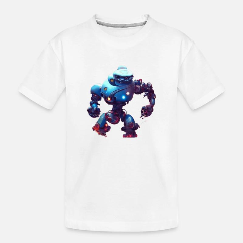 Android - Kinder Premium Bio T-Shirt - Weiß