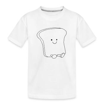 Toasts sucrés - T-shirt bio Premium Enfant - blanc - Devant