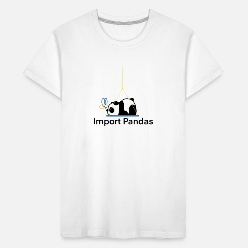 Importer Pandas Python Joke Proggramer T-shirt bio Premium Enfant
