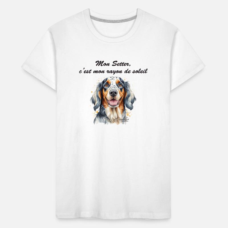 Setter rayon de soleil T-shirt bio Premium Enfant