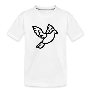 Colombe - T-shirt bio Premium Enfant - blanc - Devant