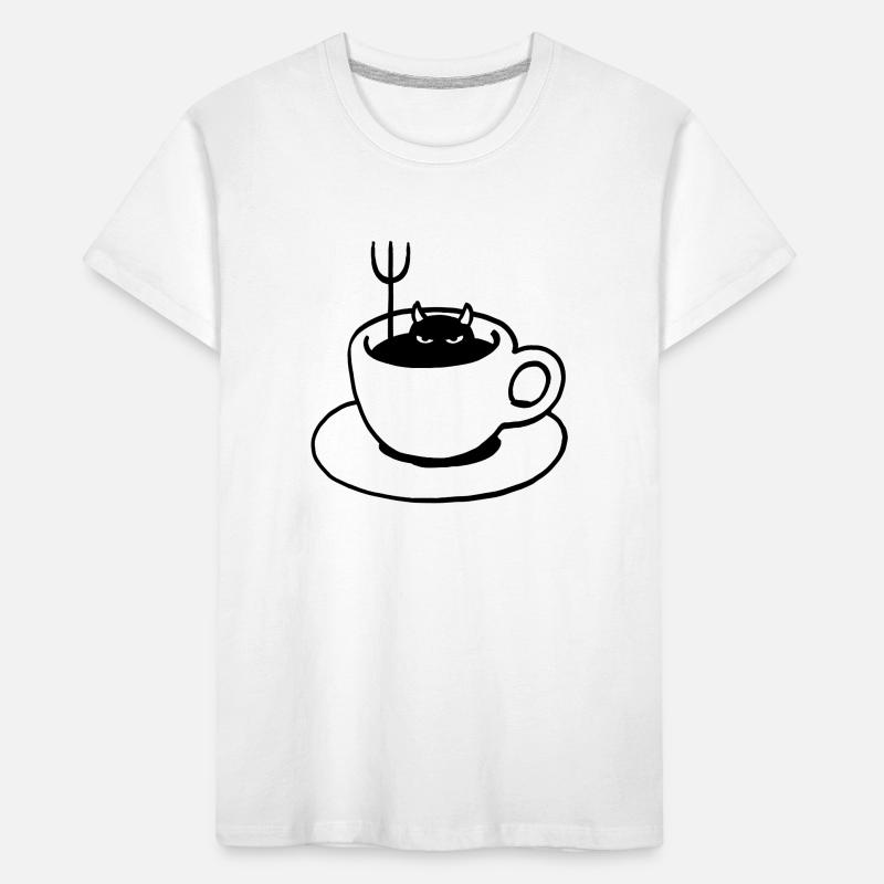 Coffee Devil Kids' Premium Organic T-Shirt