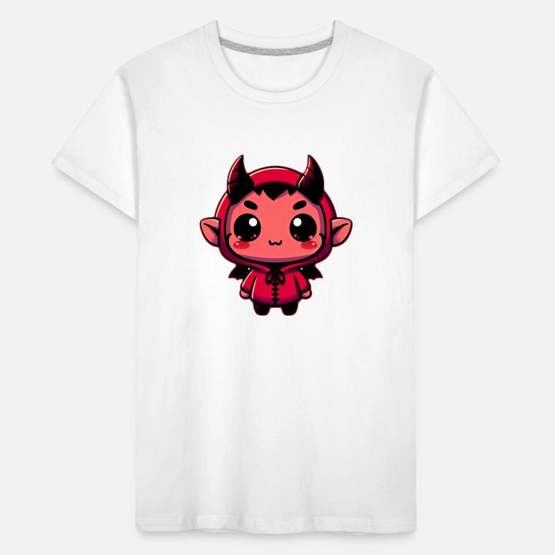 Chibi Red Devil Kids' Premium Organic T-Shirt