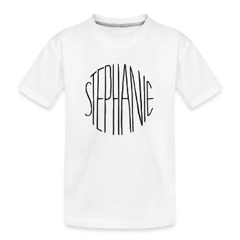 Stephanie - T-shirt bio Premium Enfant - blanc - Devant