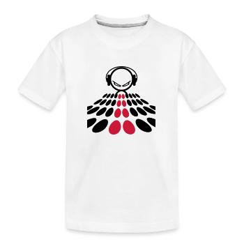 DJ - T-shirt bio Premium Enfant - blanc - Devant
