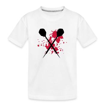 dart - Kids' Premium Organic T-Shirt - white - Front