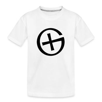 Geocaching Logo - T-shirt bio Premium Enfant - blanc - Devant