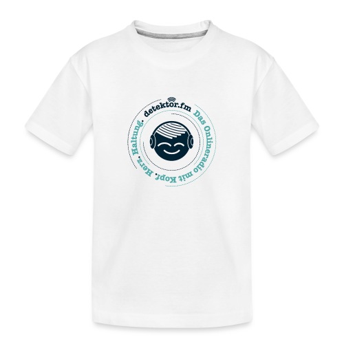 Radio mit KopfHerzHaltung - Kinder Premium Bio T-Shirt