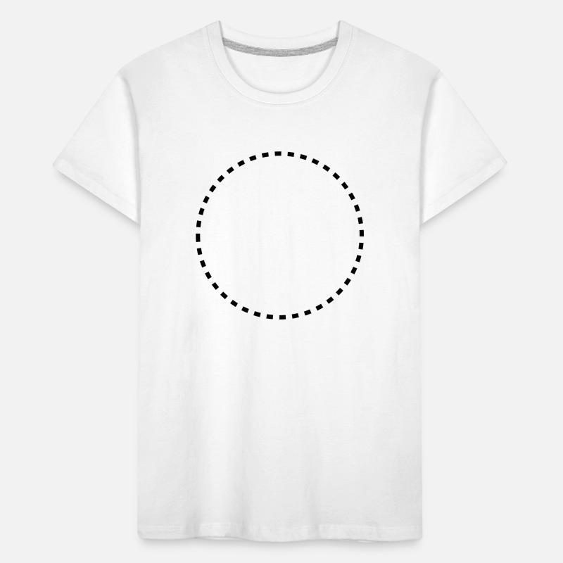 dashed_circle_1c Kids' Premium Organic T-Shirt