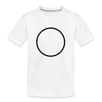 kreis - Kinder Premium Bio T-Shirt - Weiß - Vorne