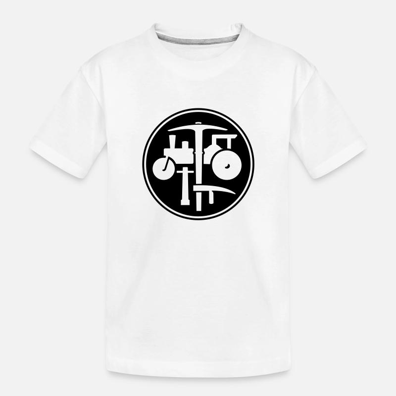 Pflasterer - Kinder Premium Bio T-Shirt - Weiß