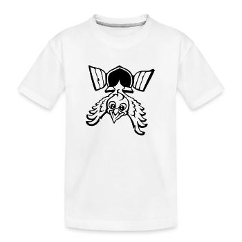 kuckuk - Kinder Premium Bio T-Shirt - Weiß - Vorne