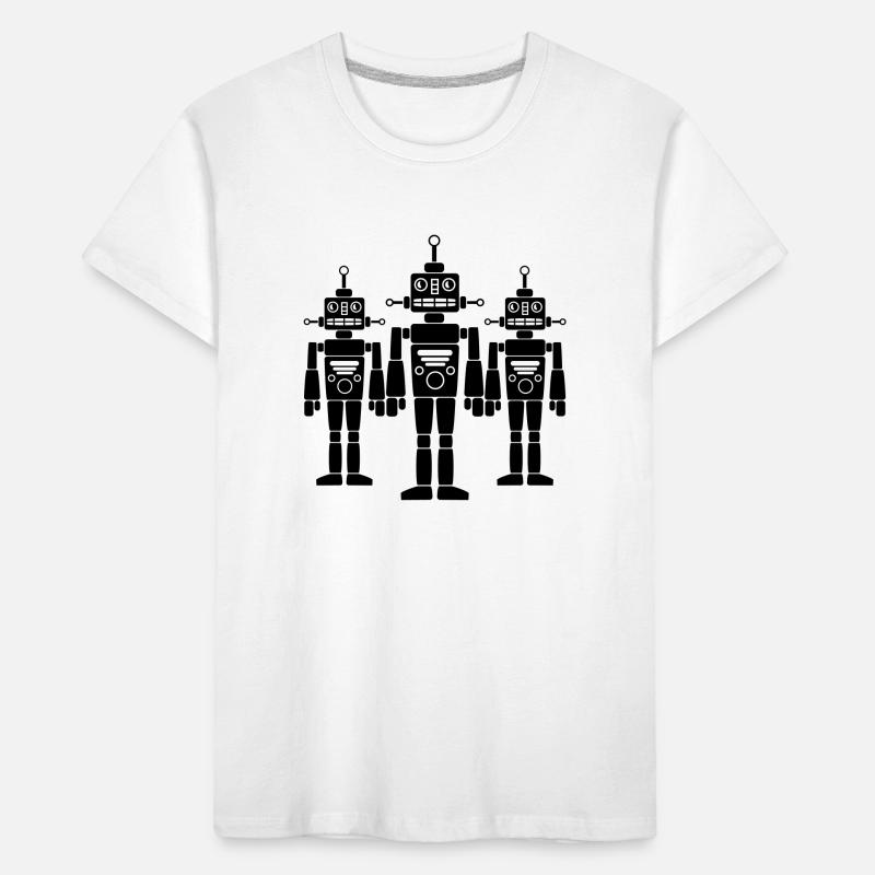 Cool Robots Team Kids' Premium Organic T-Shirt