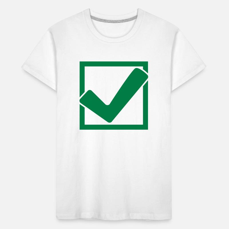 Rectangular hook logo Kids' Premium Organic T-Shirt