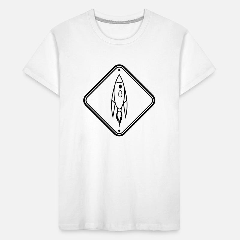 Shield Note Rocket Kids' Premium Organic T-Shirt
