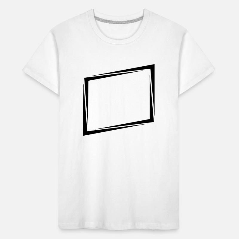 Shield rectangle frame Kids' Premium Organic T-Shirt