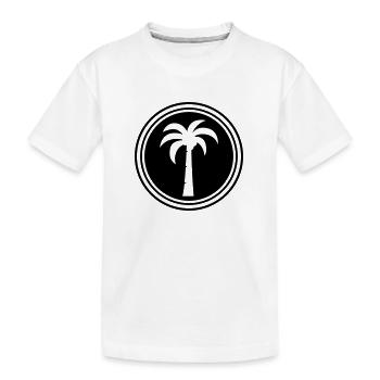 symbole de la paume - T-shirt bio Premium Enfant - blanc - Devant