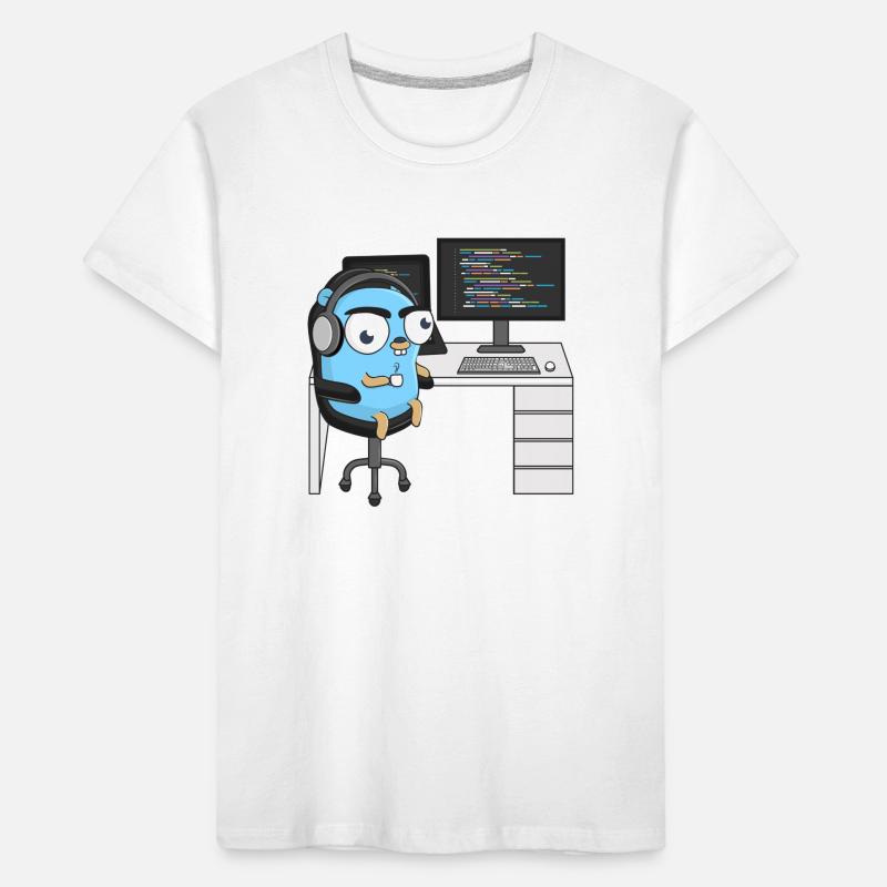 Gopher Coding Kids' Premium Organic T-Shirt