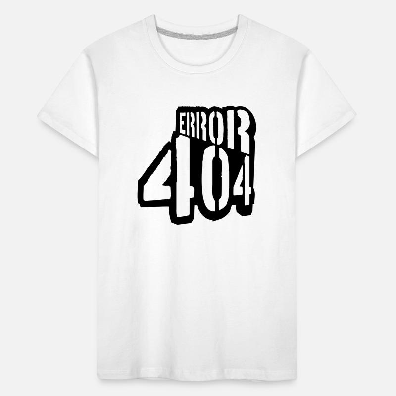 Problem Error 404 Message Kids' Premium Organic T-Shirt