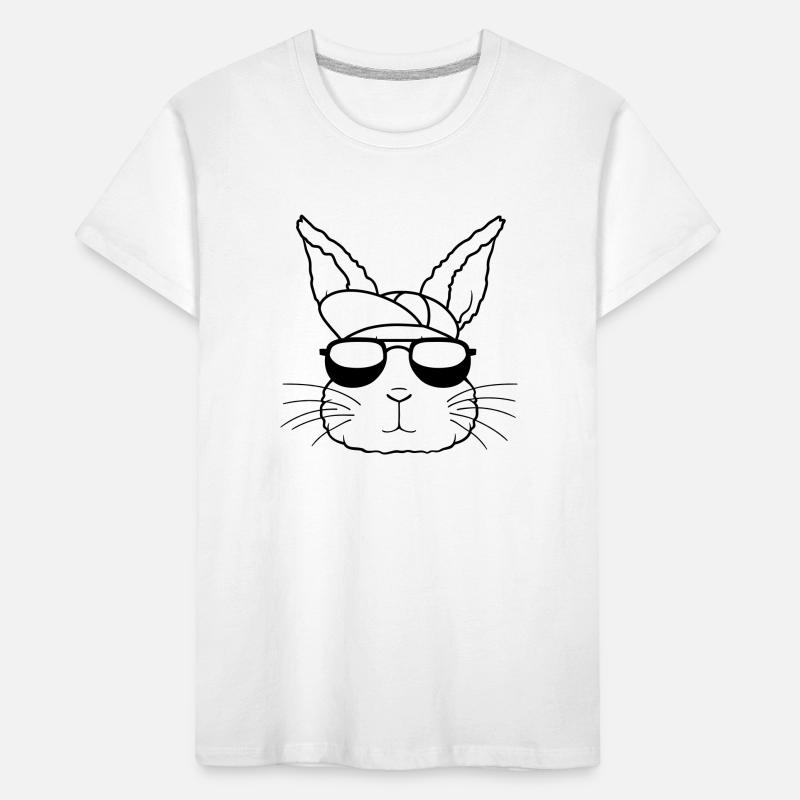 Sunglasses Capy Rabbit Cool Kids' Premium Organic T-Shirt