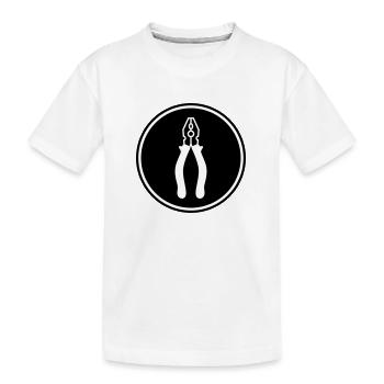 Artisans Tongs - T-shirt bio Premium Enfant - blanc - Devant