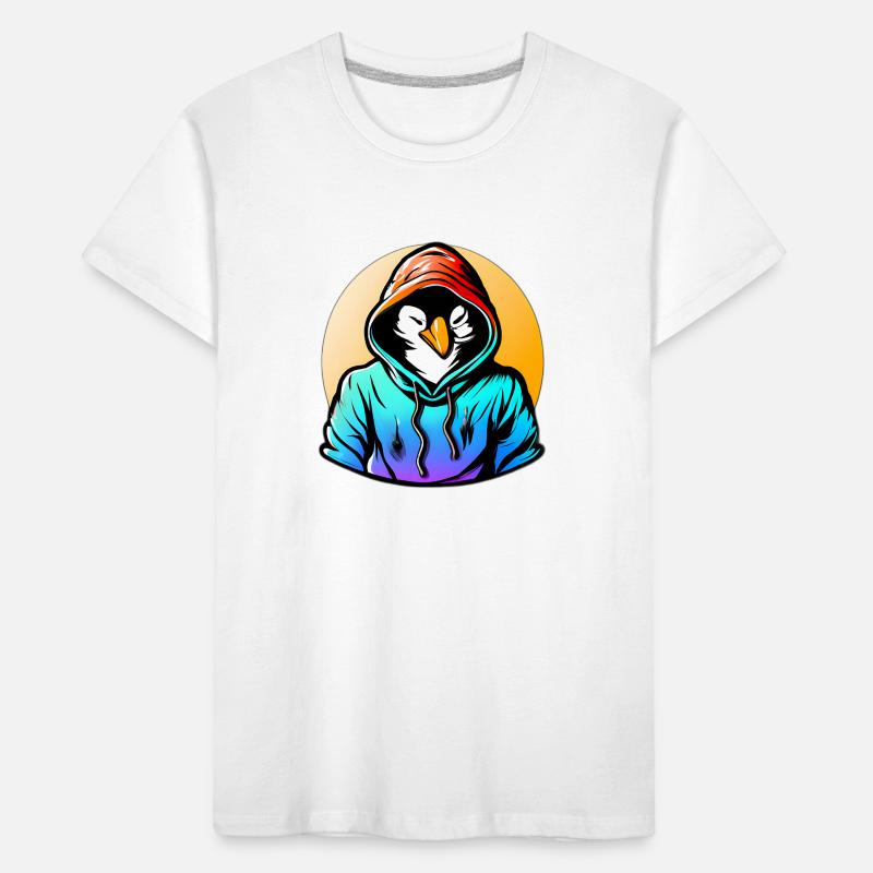 Pingouin avec pull T-shirt bio Premium Enfant