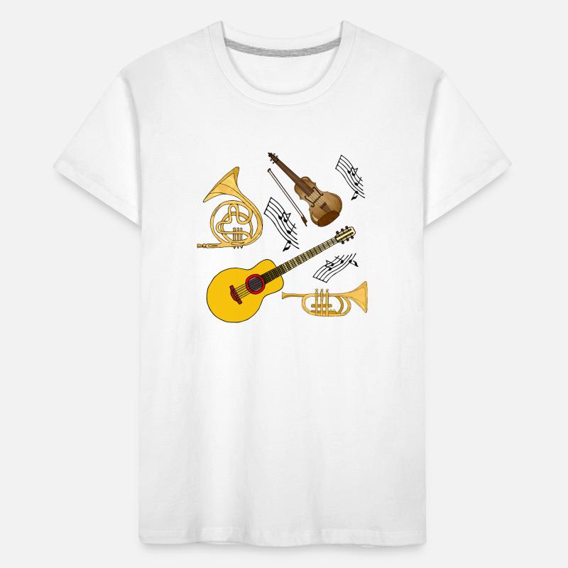 Musical instruments Kids' Premium Organic T-Shirt
