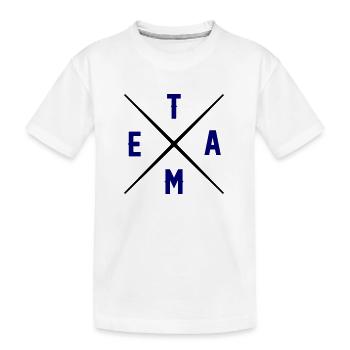 équipe - T-shirt bio Premium Enfant - blanc - Devant