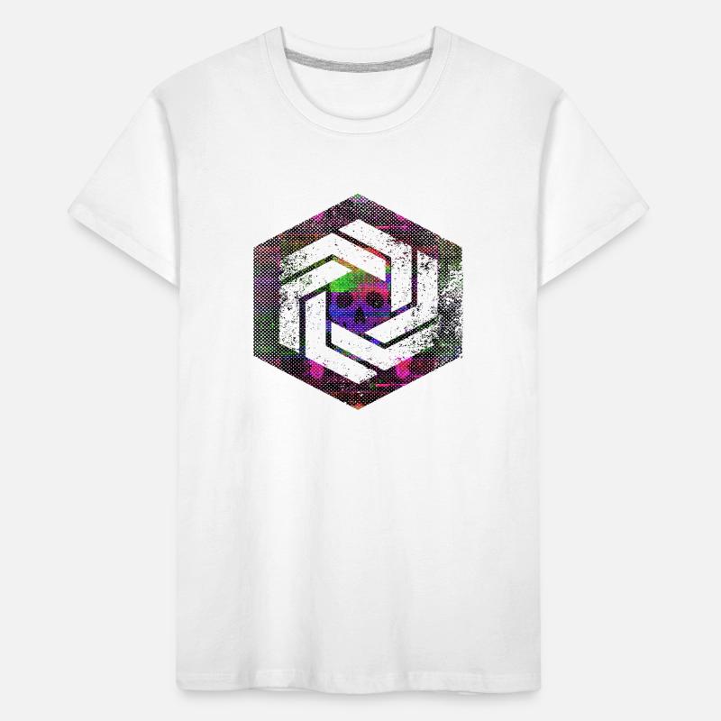 Hexagon-Programmierung Programmierer Codierung geometrisch Kinder Premium Bio T-Shirt