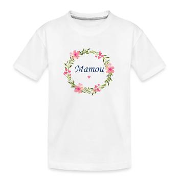Mamou - T-shirt bio Premium Enfant - blanc - Devant