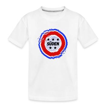 Fünf Sterne - Kinder Premium Bio T-Shirt - Weiß - Vorne