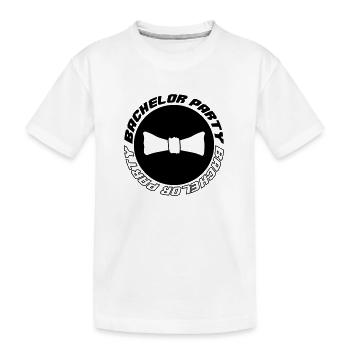 Bachelor Party - Kids' Premium Organic T-Shirt - white - Front