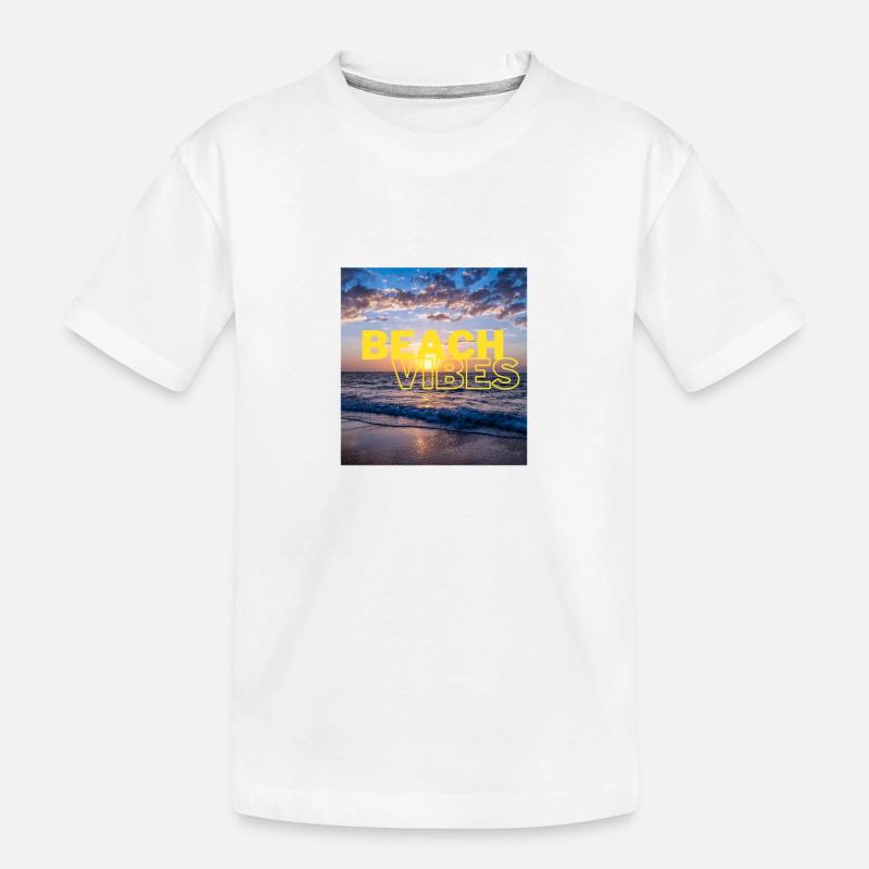 Beach 24 - Kinder Premium Bio T-Shirt - Weiß