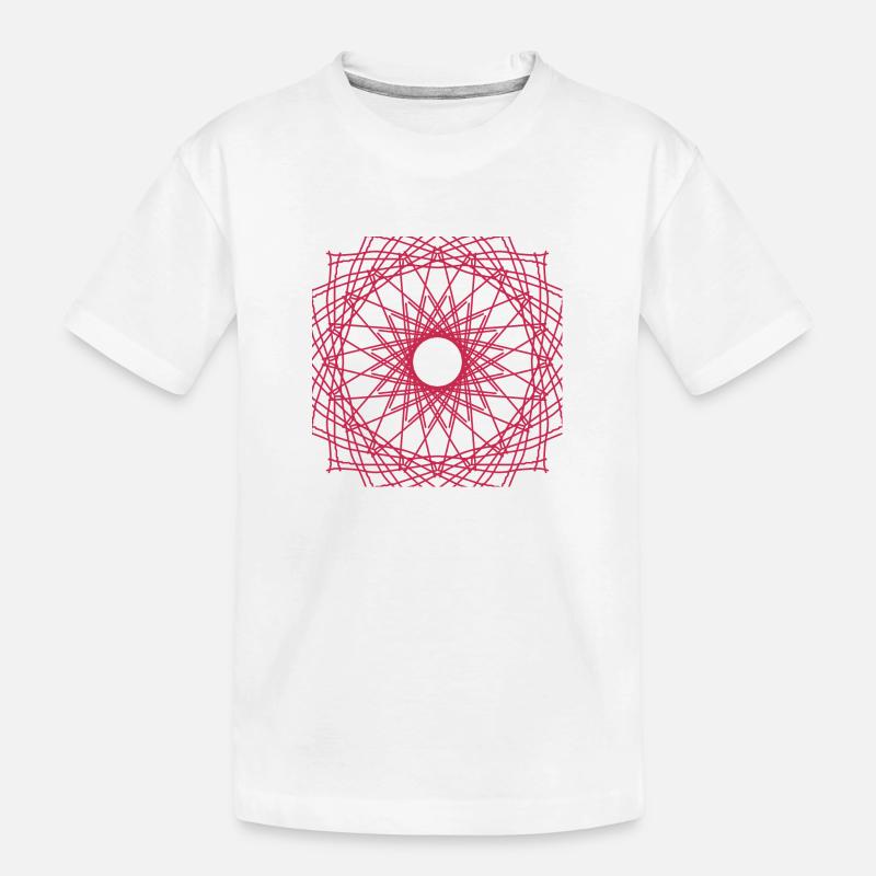 Muster - Kinder Premium Bio T-Shirt - Weiß