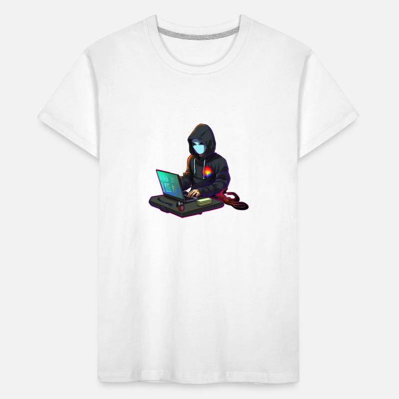 Konzentrierter Coder Kinder Premium Bio T-Shirt