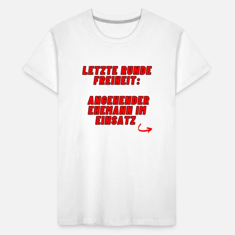 Junggesellenabschied - Ehemann Im Einsatz Kinder Premium Bio T-Shirt