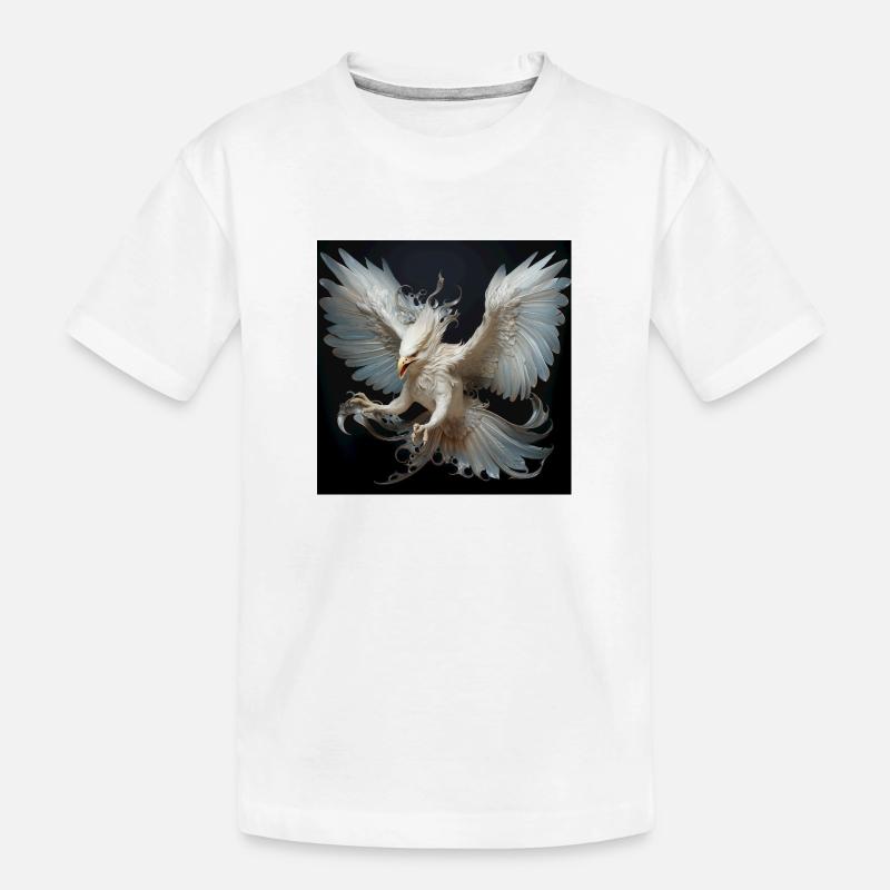 White dragon - Kinder Premium Bio T-Shirt - Weiß